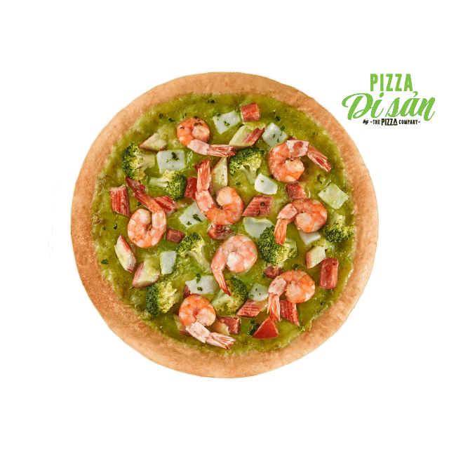 Pizza Hải Sản Pesto Xanh Pizza Hải Sản Pesto Xanh